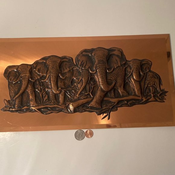 Accents Vintage Metal Copper Wall Hanging Dennis Thomson Original